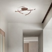 Immagine di Plafoniera Led Marrone Soffira 72w 3000k Dimmerabile Ondaluce