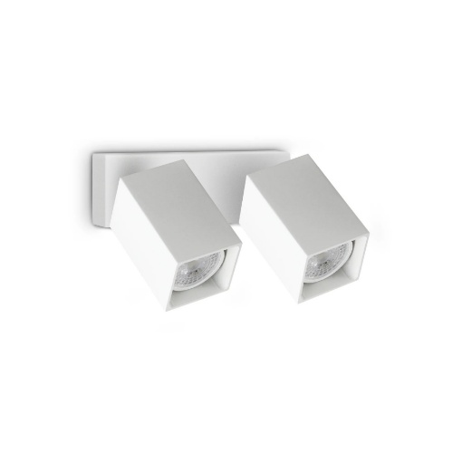 Immagine di Ideal Lux Dynamite ap2 square lampada da parete