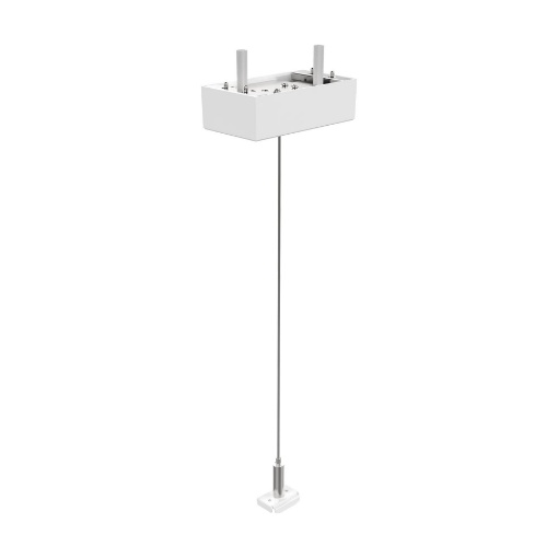 Immagine di Ideal Lux Ego kit single steel cable 2 mt + ceiling cup