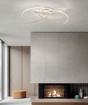 Immagine di Plafoniera Moderna Soffira Oro Led 72w 3000k Ondaluce