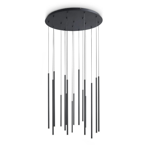 Immagine di Ideal Lux Look led sp16 round drop d16 h700 on-off 3000k lampada a sospensione