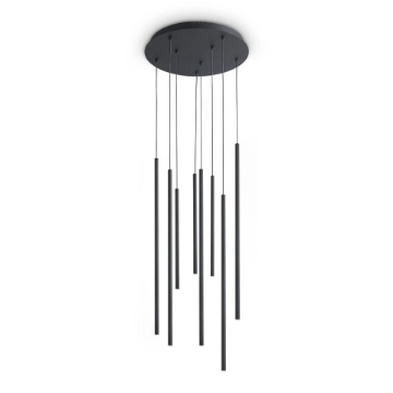Immagine di Ideal Lux Look led sp8 round drop d16 h700 on-off 3000k lampada a sospensione