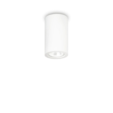 Immagine di Ideal Lux Look pl1 round d70 h110 gesso lampada da soffitto