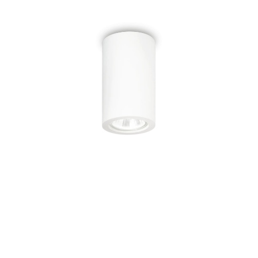 Immagine di Ideal Lux Look pl1 round d70 h110 gesso lampada da soffitto