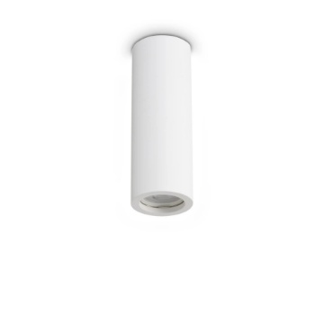 Immagine di Ideal Lux Look pl1 round d70 h200 gesso lampada da soffitto
