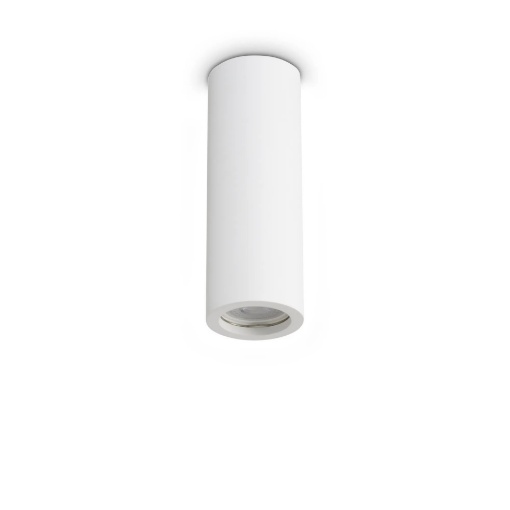 Immagine di Ideal Lux Look pl1 round d70 h200 gesso lampada da soffitto