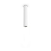 Immagine di Ideal Lux Look pl1 round d70 h400 gesso lampada da soffitto