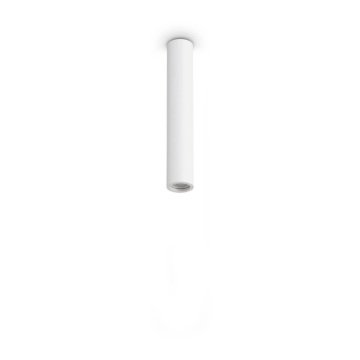 Immagine di Ideal Lux Look pl1 round d70 h400 gesso lampada da soffitto