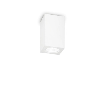 Immagine di Ideal Lux Look pl1 square d70 h110 gesso lampada da soffitto
