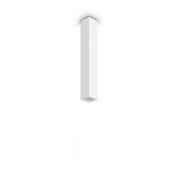 Immagine di Ideal Lux Look pl1 square d70 h400 gesso lampada da soffitto
