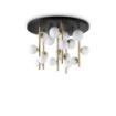Immagine di Ideal Lux Perlage pl18 lampada da soffitto