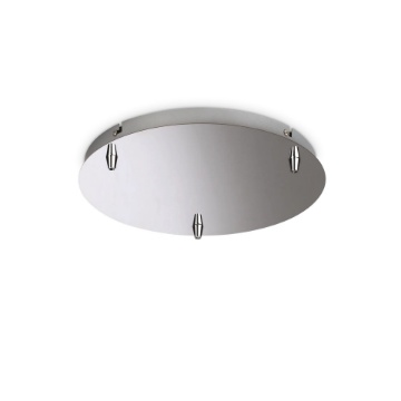 Immagine di ROSONE STANDARD 3 LUCI CROMO