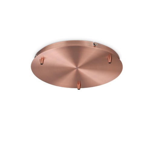 Immagine di ROSONE STANDARD 3 LUCI RAME