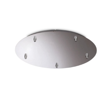 Immagine di ROSONE STANDARD 5 LUCI CROMO