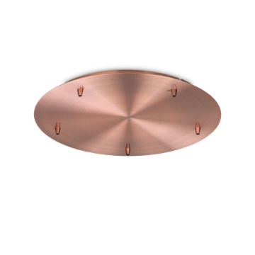 Immagine di ROSONE STANDARD 5 LUCI RAME