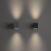Immagine di Ideal Lux Snif ap1 square lampada da parete
