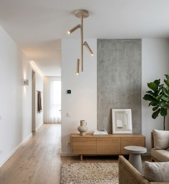 Immagine di Lampada da Soffitto Tortora Con Faretti Led 3000K Teddy Ondaluce