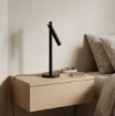 Immagine di Lampada da Tavolo Led Dimmer Orientabile Teddy Nero Ondaluce