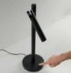 Immagine di Lampada da Tavolo Led Dimmer Orientabile Teddy Nero Ondaluce