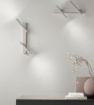 Immagine di Applique Tortora Due Luci Orientabili Dimmerabile 3000k Ondaluce Teddy