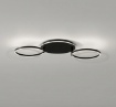 Immagine di Plafoniera Led Anelli Orientabili Sabe Nero 75w Dimmerabile Ondaluce