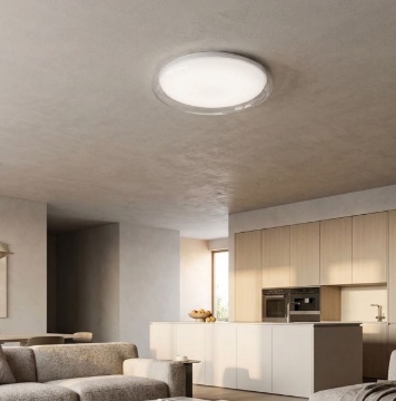 Immagine di Plafoniera Moderna Acrilico 50 cm Led CCT 40w Venere Fan Europe