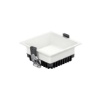 Immagine di Faretto Da Incasso Bianco Led CCT 10w Quadrato 110 mm Ottica 98