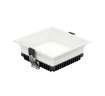 Immagine di Faretto Quadrato Incasso Led 17w CCT 145 mm Bianco Ottica 98