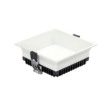 Immagine di Faretto Quadrato Incasso Led 17w CCT 145 mm Bianco Ottica 98
