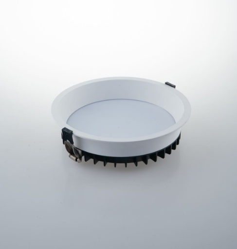 Immagine di Faretto Da Incasso Led 30w Rotondo 220 mm Bianco Ottica 98°