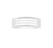 Immagine di Applique Esterna Curva Bianca Triemissione IP44 Solix Intec
