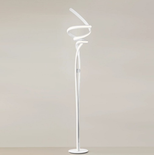 Immagine di Piantana Intrecciata Bianca 160cm Led 36w CCT 3000k 4000k