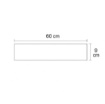 Immagine di Applique Sottile Bar Isyluce 60cm Luce Biemissione Led 36w CCT Dimmerabile