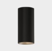 Immagine di Faretto Moderno Nero Da Soffitto Cilindro Pipe GU10 ACB