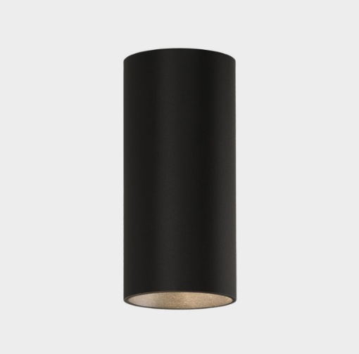 Immagine di Faretto Moderno Nero Da Soffitto Cilindro Pipe GU10 ACB