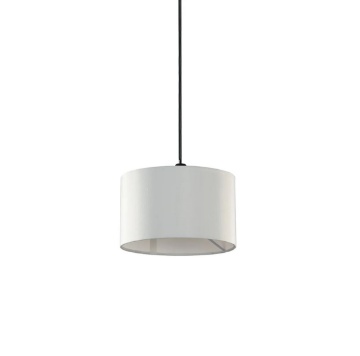 Immagine di Sospensione Paralume Max 20 cm Tessuto Avorio Bianco Fan Europe