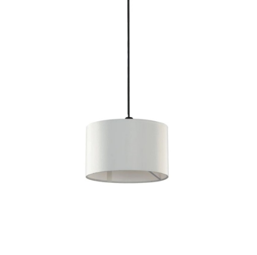 Immagine di Sospensione Paralume Max 20 cm Tessuto Avorio Bianco Fan Europe