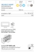 Immagine di Segnapasso Led CCT IP65 Alloggio Cassetta 506 Con Batteria Emergenza Bolt Intec