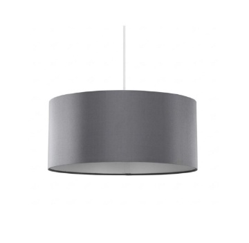 Immagine di Lampadario Rotondo Grigio 40 cm Cavo Bianco Max Fan