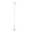Immagine di Lampada a Sospensione Tessuto Max Grigio 20 cm Fan
