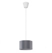 Immagine di Lampada a Sospensione Tessuto Max Grigio 20 cm Fan