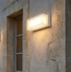 Immagine di Applique Esterno Rettangolare Block Bianca IP65 Led 24w CCT Intec
