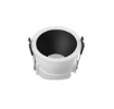 Immagine di Struttura Incasso GU10 Bianco Nero 73mm Apotema Intec