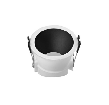Immagine di Struttura Incasso GU10 Bianco Nero 73mm Apotema Intec