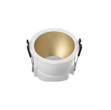 Immagine di Incasso per Faretto GU10 Ghiera Oro 73mm Apotema Intec