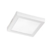 Immagine di Plafoniera Quadrata Plastica Bianca Penny 22 cm LED CCT 18w Intec