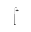 Immagine di Lampioncino Nero 120 cm Da Esterno IP44 Assisi Intec