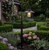 Immagine di Lampioncino Nero 120 cm Da Esterno IP44 Assisi Intec