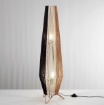 Immagine di Lampada da Terra Decorativa Carta Naturale Coconut 100 cm Fan