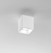 Immagine di Faretto Spot GU10 Cubo Gesso Rigato Naos Fan Europe